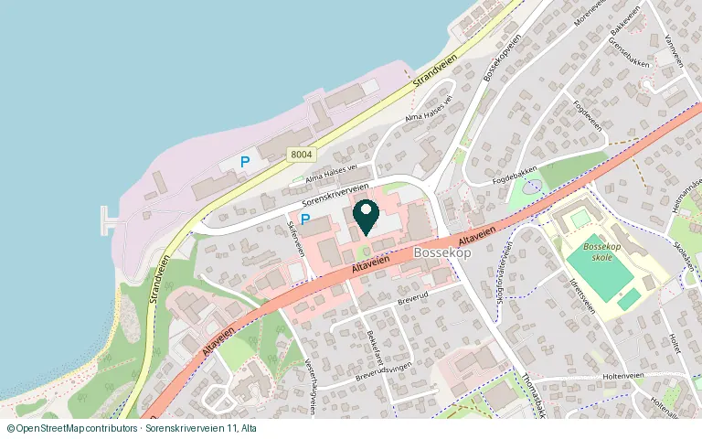 Kart: Sorenskriverveien 11, 9513 Alta. Åpnes i ny fane.